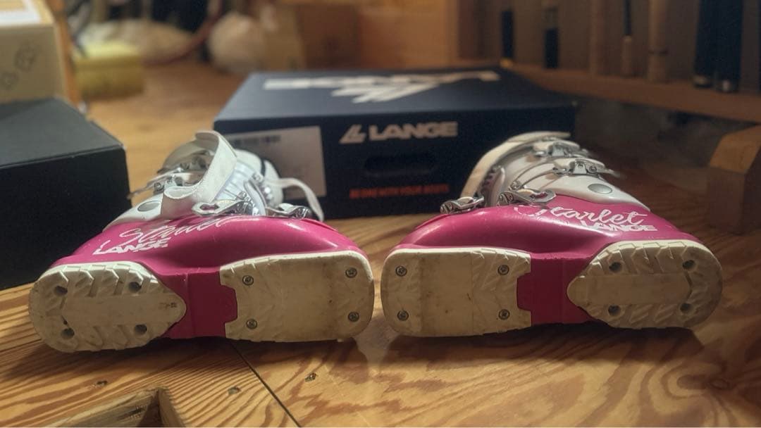 ラング　ジュニア 子供　スキーブーツ 22cm ー 22.5cm 4バックル