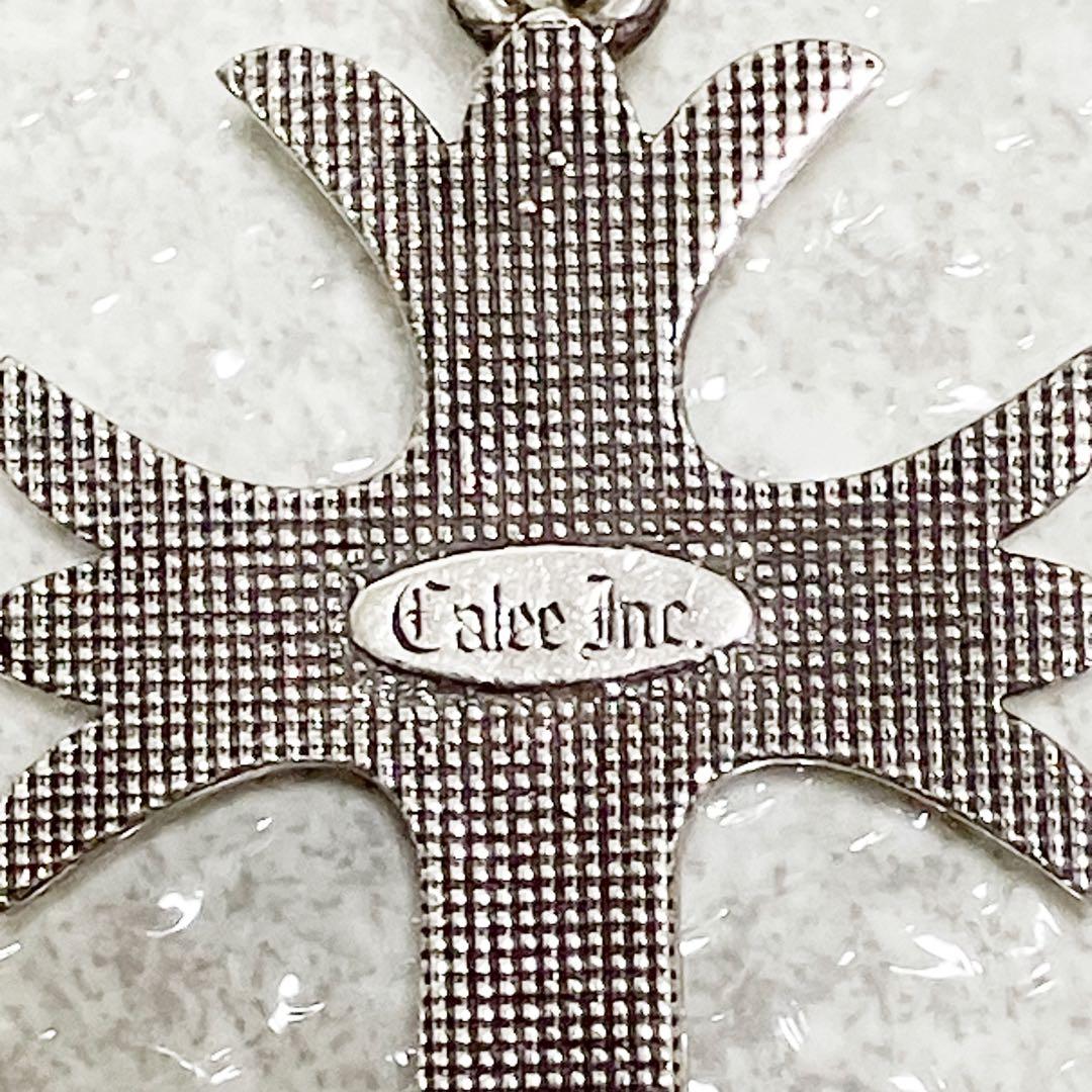 希少✨CALEE キャリー ネックレス トップ ターコイズ クロス型 十字架