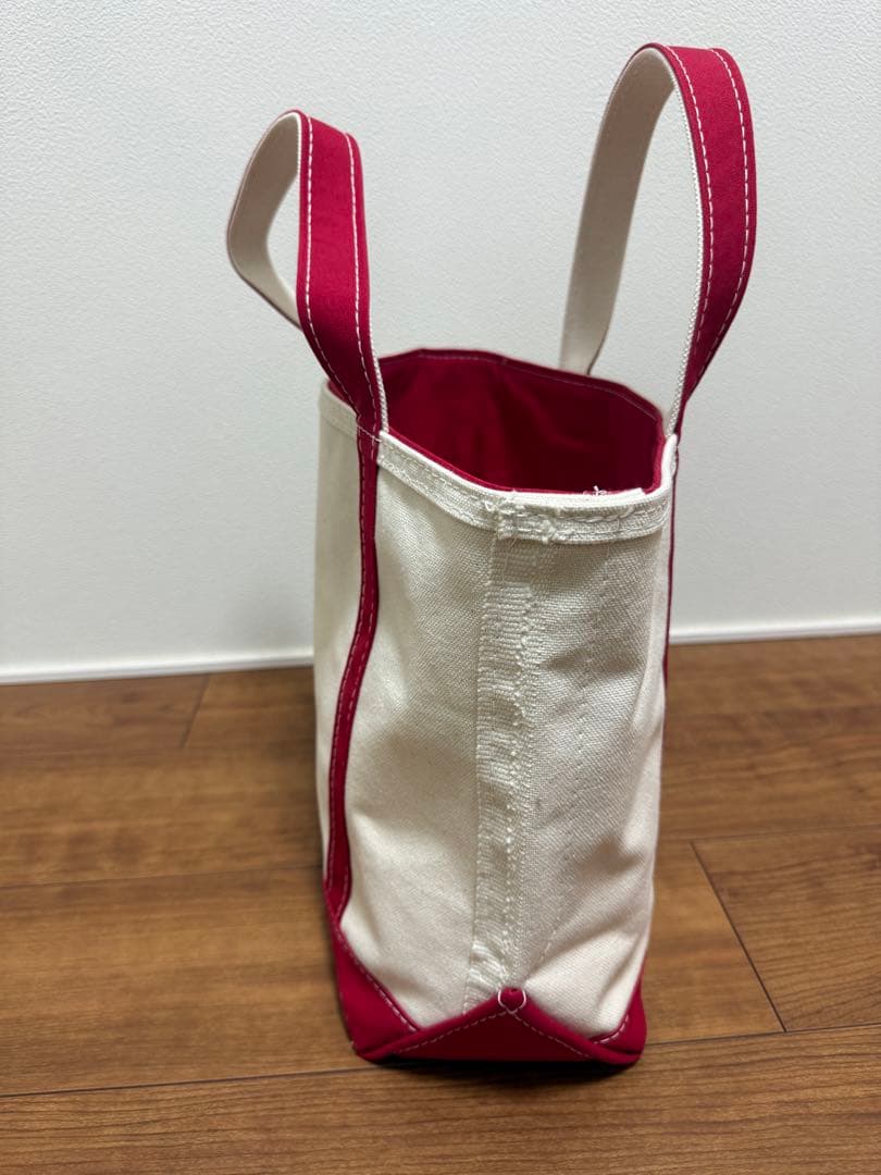 【美品/USA製】L.L.Bean ボート・アンド・トート ジップトップMレッド