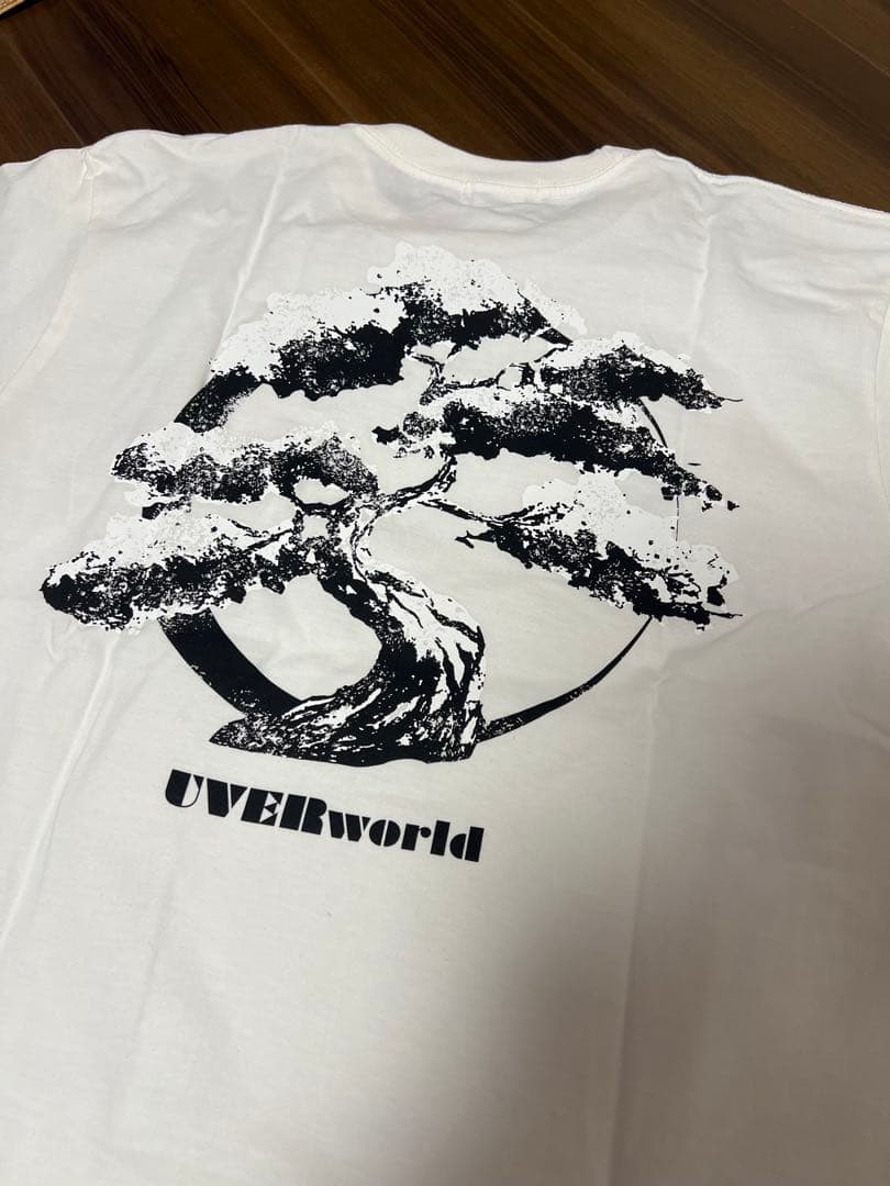 UVERworld Tシャツ BECOME TREE ホワイト