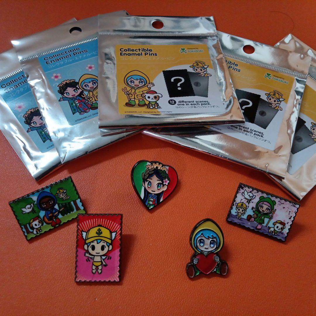 ②大阪関西万博イタリア館会場限定tokidoki ピンバッジ　5個セット ①大阪関西万博イタリア館会場限定tokidoki ピンバッジ 5個セット ①