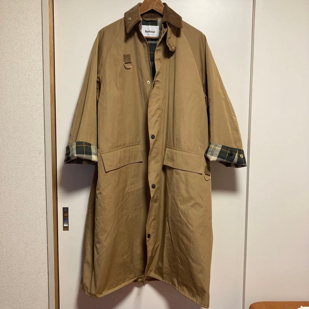バブアー Barbour ドアーズ DOORS ロングコート ベージュ - メルカリ