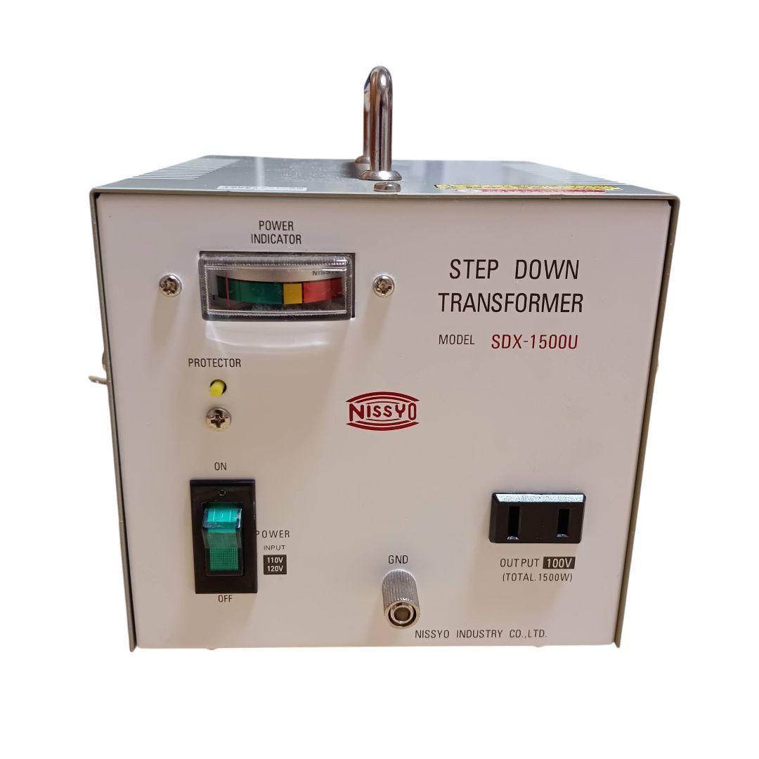 日章/NISSYO 海外旅行用変圧器 アップダウントランス SDX-1500U - メルカリ