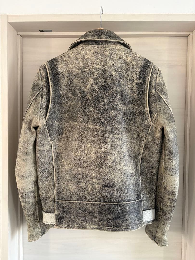 ファセッタズム ダブルライダースJKT ヴィンテージ加工 - メルカリ