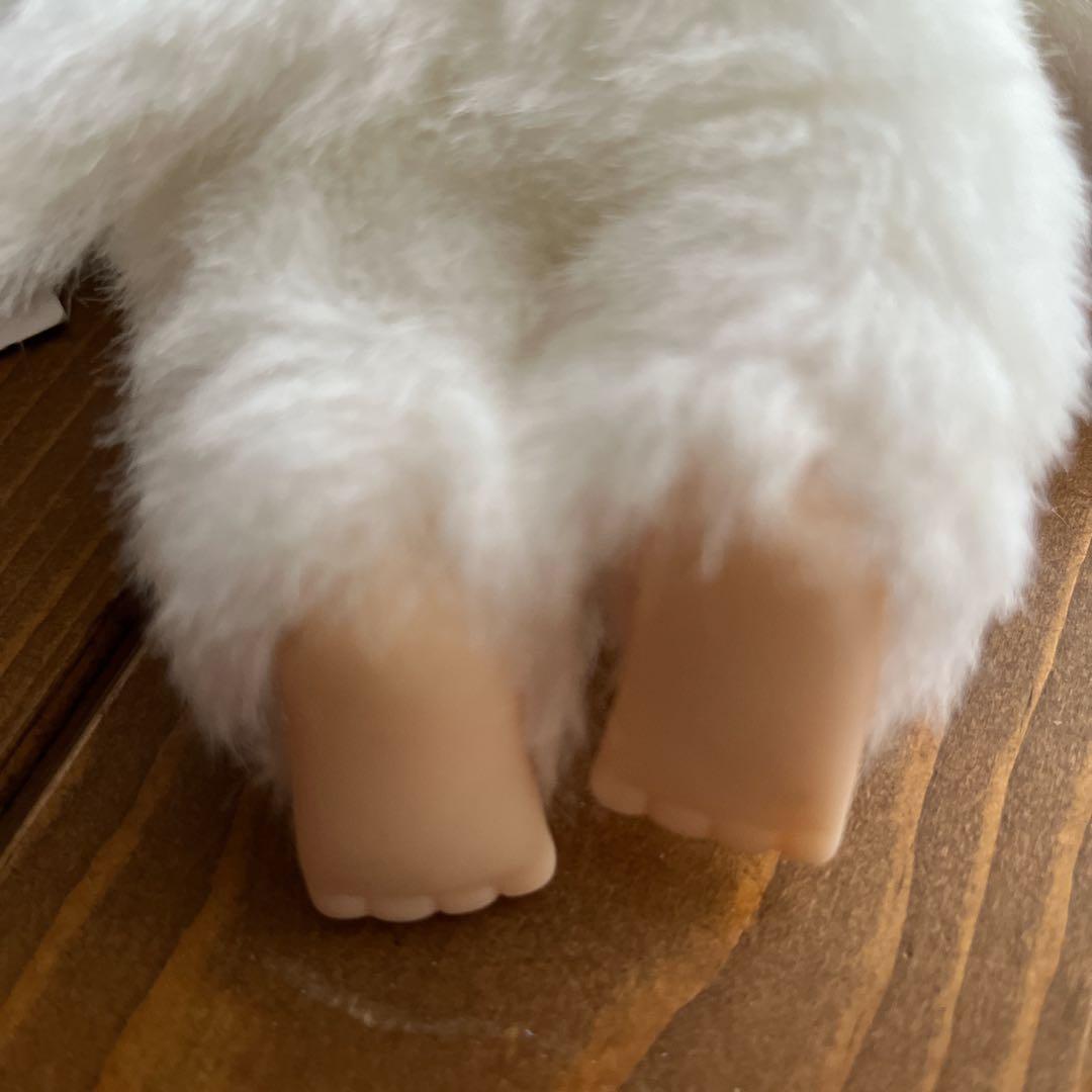 希少　モンチッチ　ホワイト　ぬいぐるみ　昭和レトロ