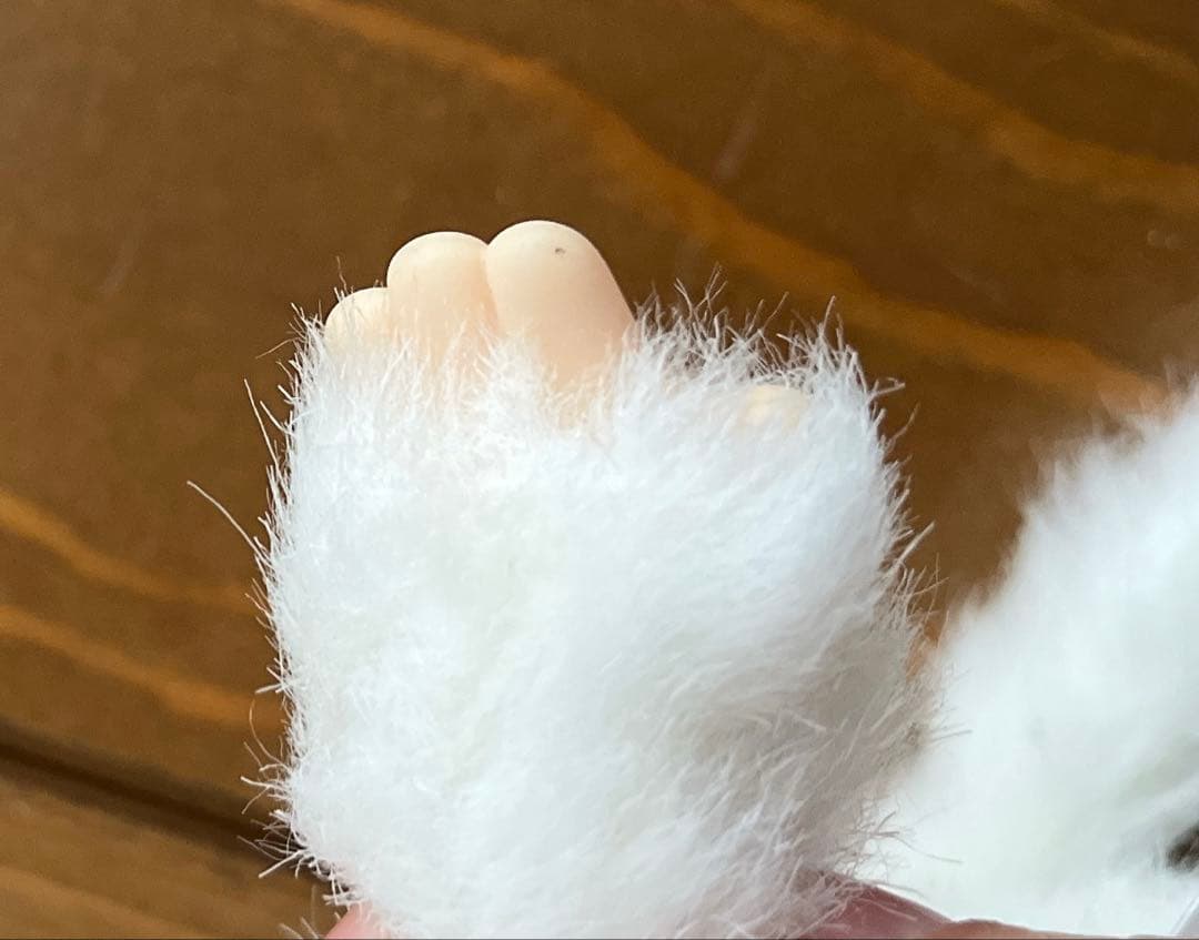 希少　モンチッチ　ホワイト　ぬいぐるみ　昭和レトロ