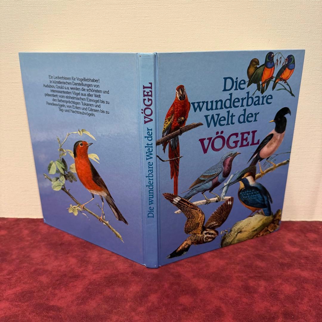 222B⑤1986年ドイツ鳥図鑑 ジャンクジャーナル ボタンニカル 洋書古書