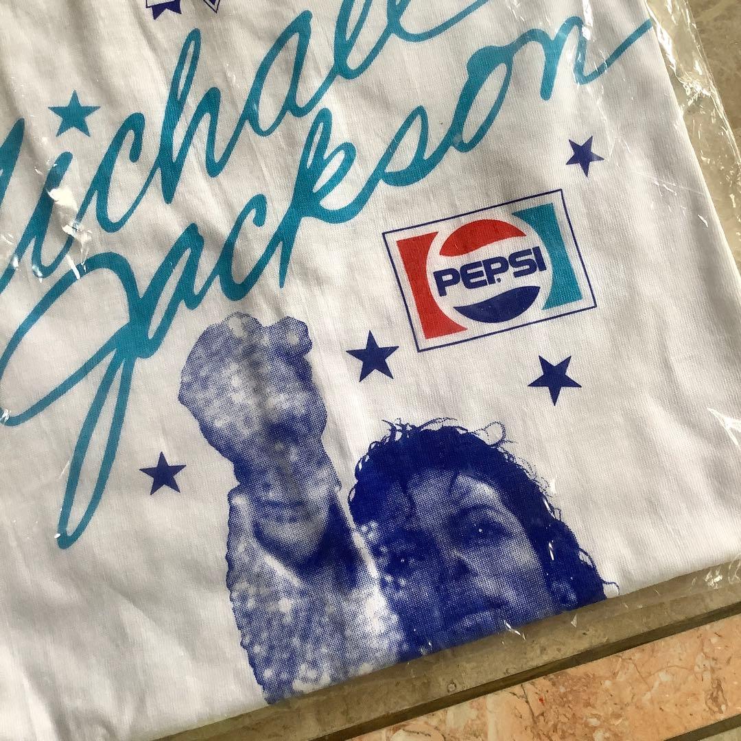 レア非売品! 新品未開封! マイケルジャクソン1987年ペプシタイアップTシャツ