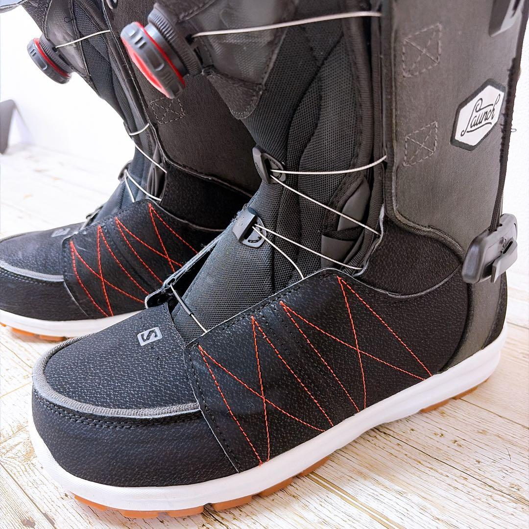 Salomon スノーボードブーツ ブラック/レッド - メルカリ