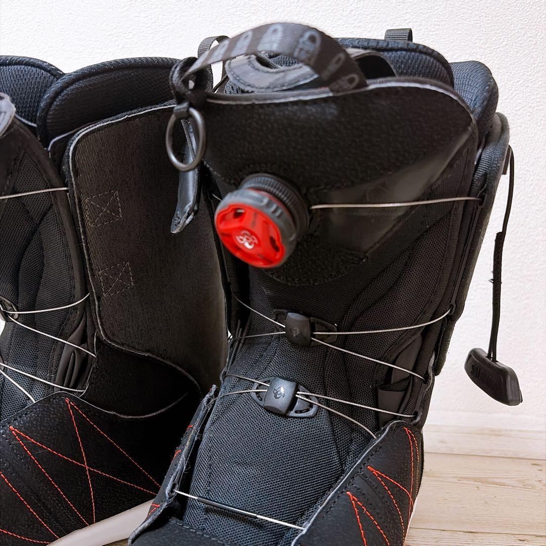 Salomon スノーボードブーツ ブラック/レッド - メルカリ