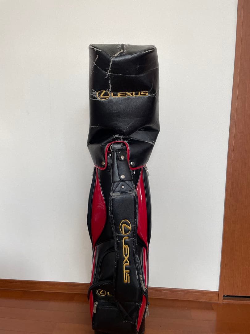Lexus キャディバッグ 黒 赤 - メルカリ
