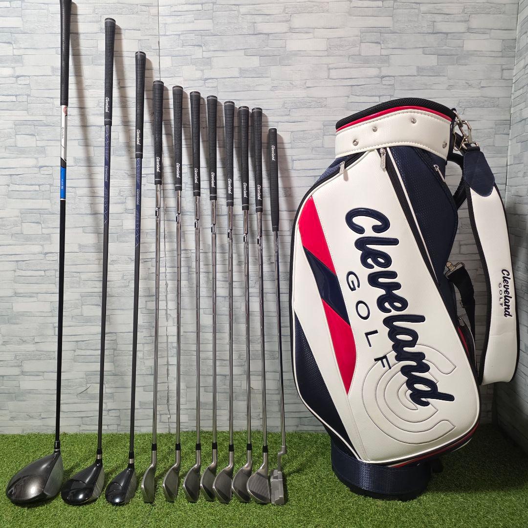 ゴルフクラブメンズセット クリーブランド テーラーメイド SLDR フル