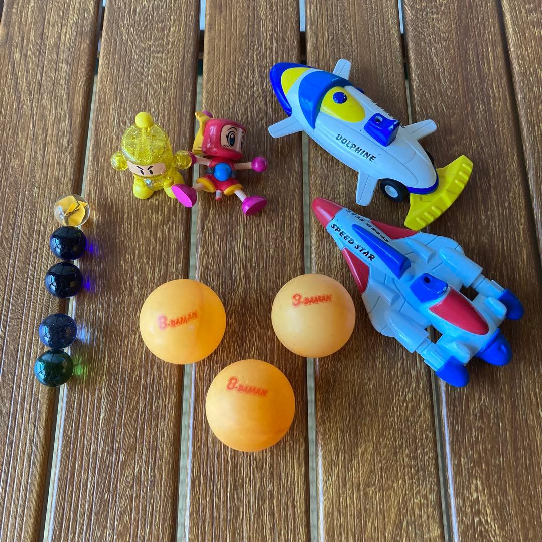 昭和レトロ ボンバーマン ビーダマン アカボン パーツ 部品 まとめ売り
