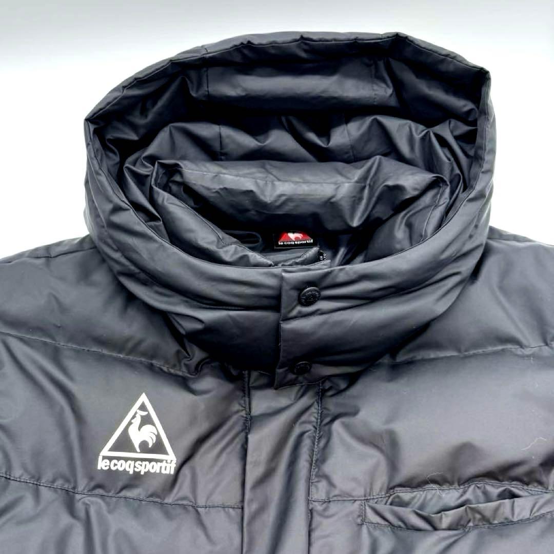 美品 希少 XL ルコックle coq sportifベンチコート黒 肉厚 - メルカリ