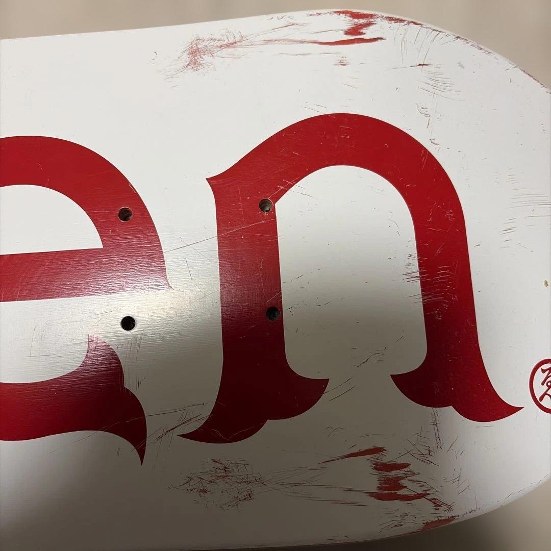 Evisen スケートボードデッキ レッド/ホワイト 8.25インチ - メルカリ