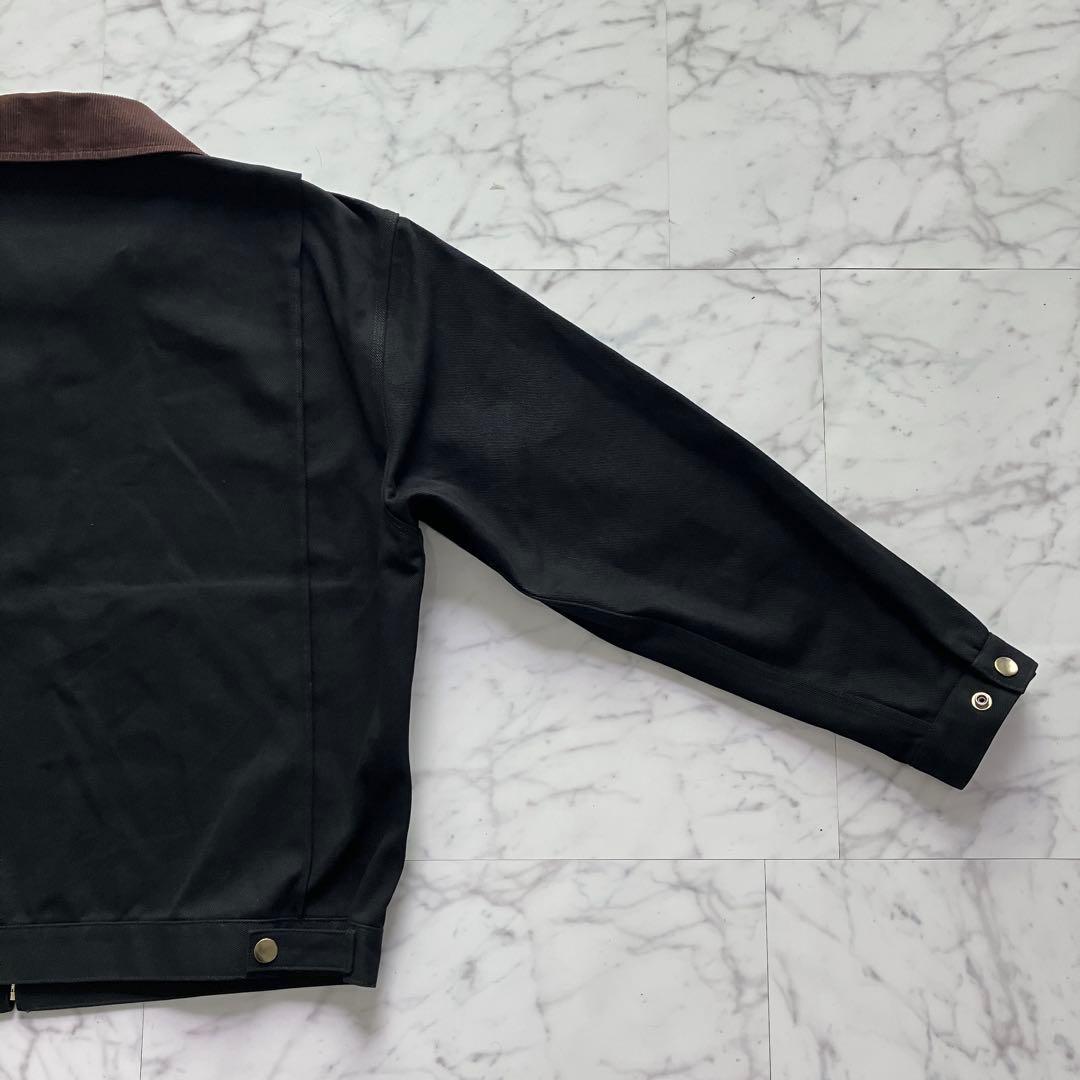 美品】XLARGE × Dickies コラボ ワークジャケット ダック地 黒 - メルカリ