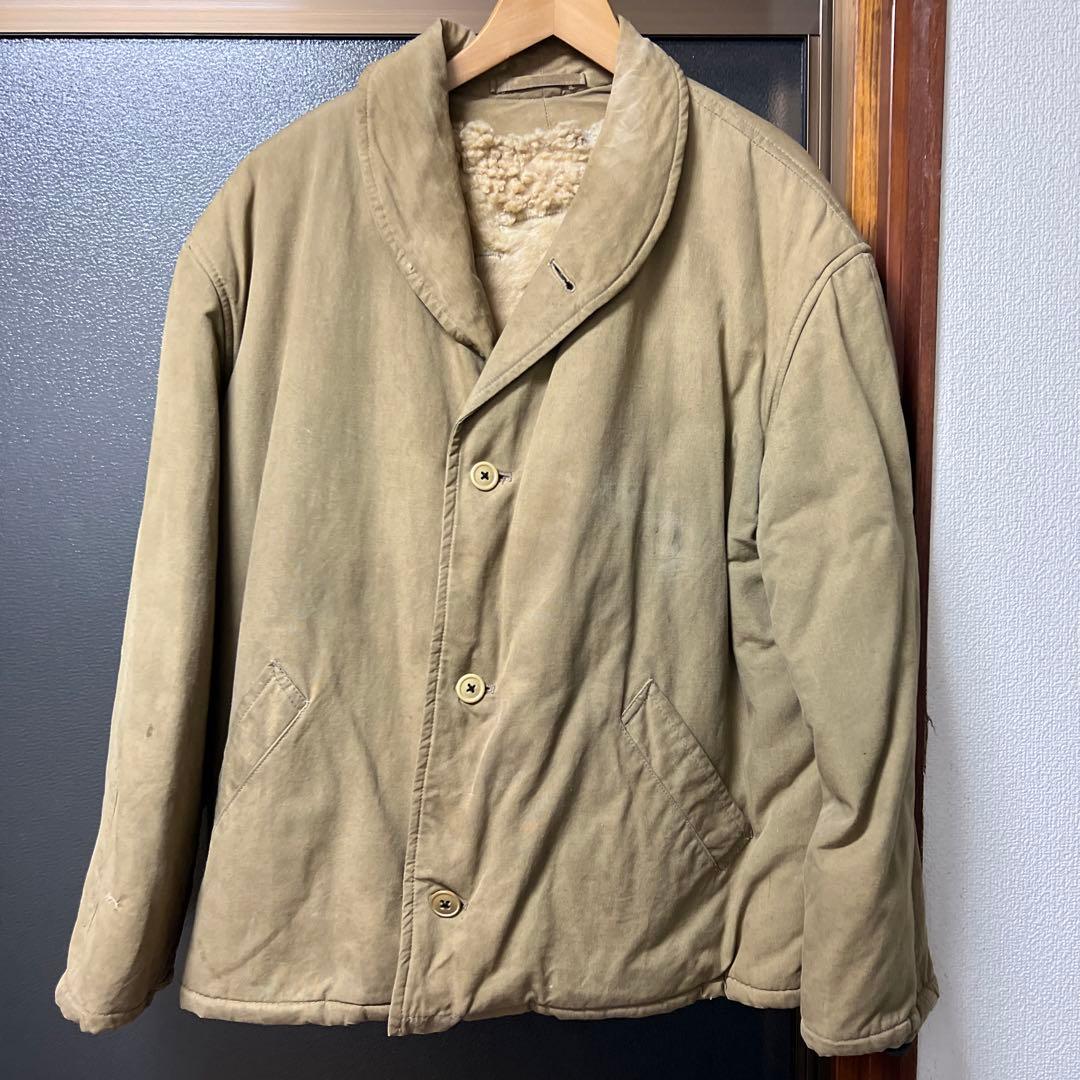 30s 40s french vintage ワーク ジャケット 羊毛 40's ビンテージフレンチワークウールジャケット [Dead Stock] - Fresh