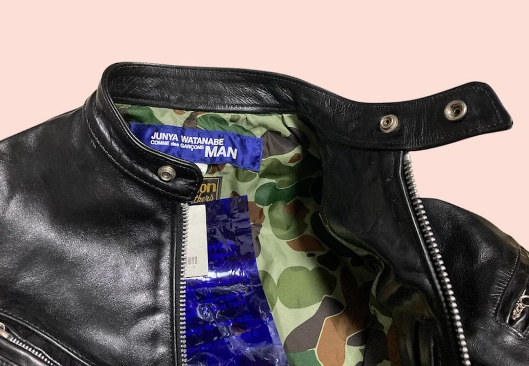 2007aw JUNYA WATANABE MAN×VANSON 迷彩ライダース - メルカリ