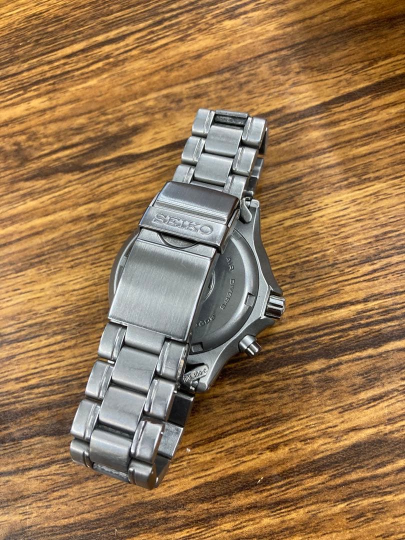セイコー AGS ダイバーズウォッチ チタン キャパシタ交換済み 美品