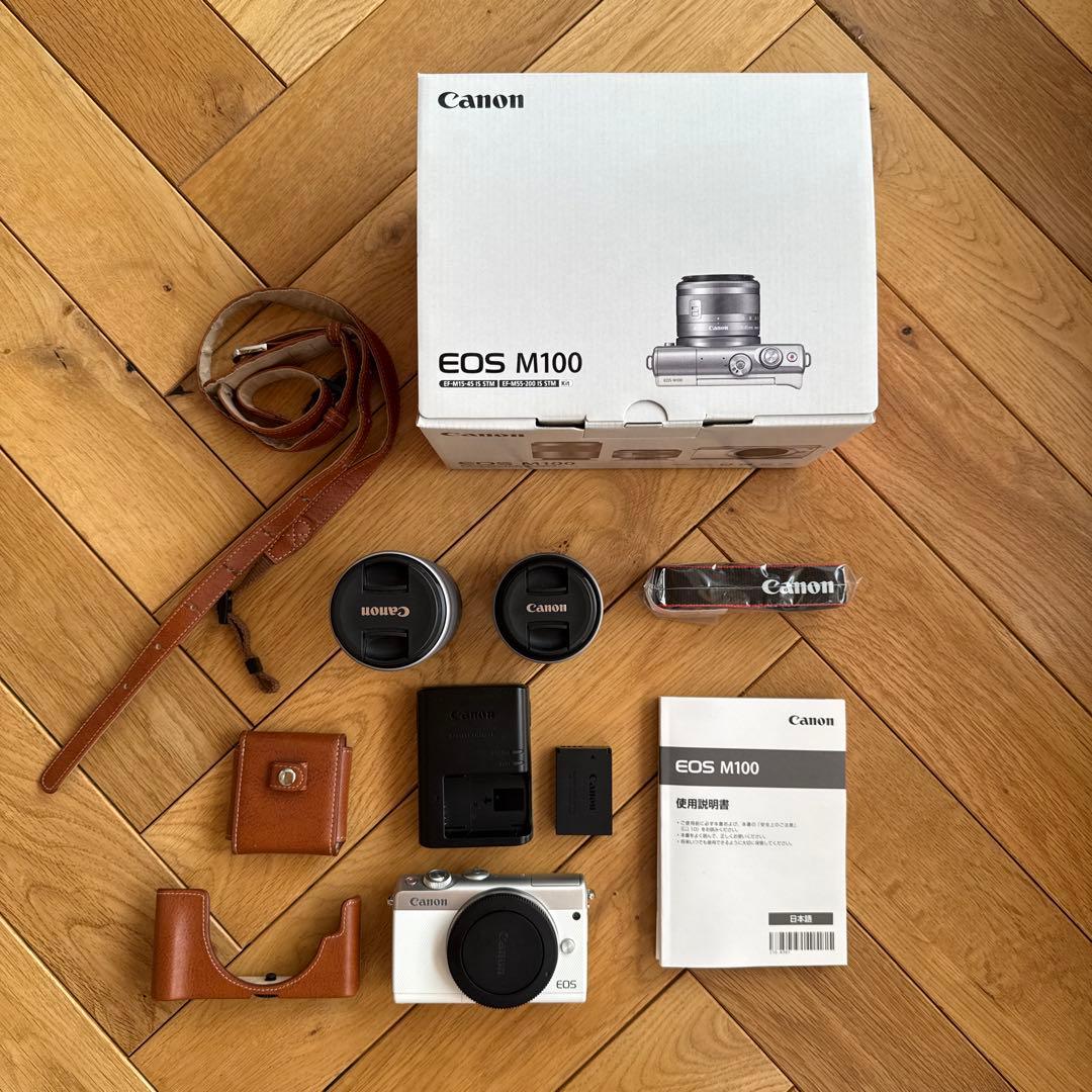 Canonミラーレス一眼カメラEOS M100 EOS M100 ミラーレス一眼カメラ グレー [ボディ単体] CANON｜キヤノン
