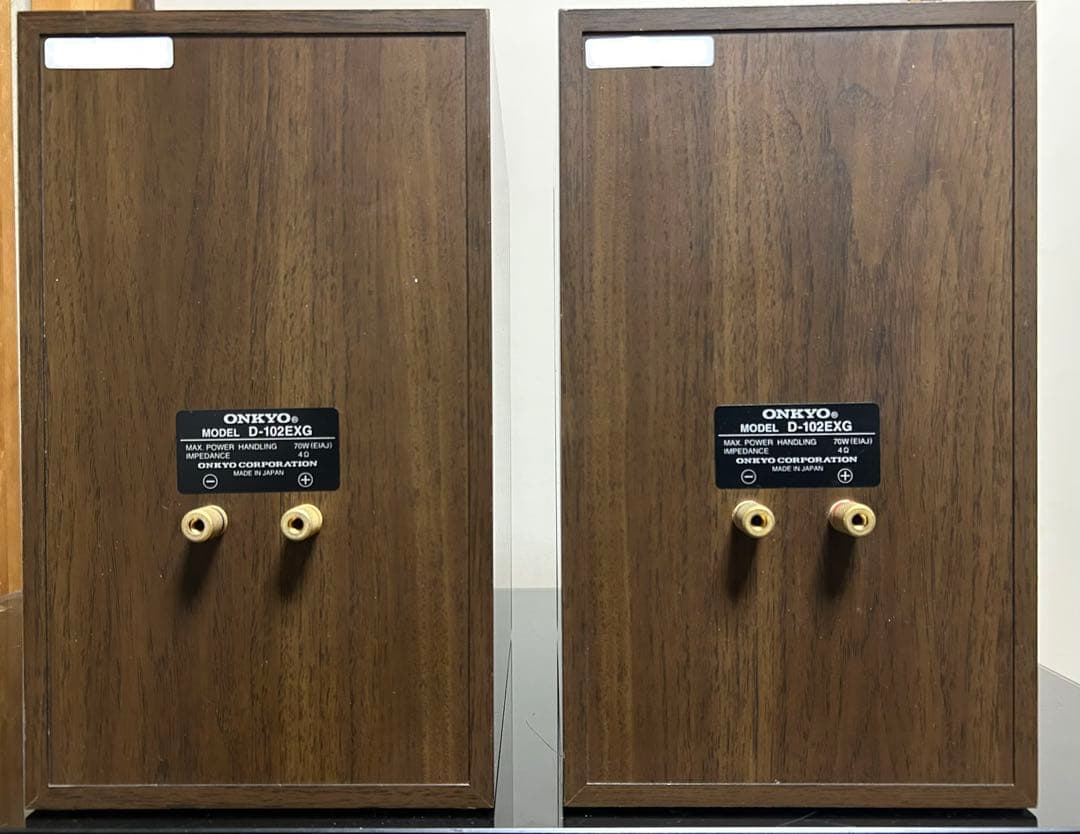 名機】【新品ナカミチバナナプラグ付属】 ONKYO D-102EXG スピーカ