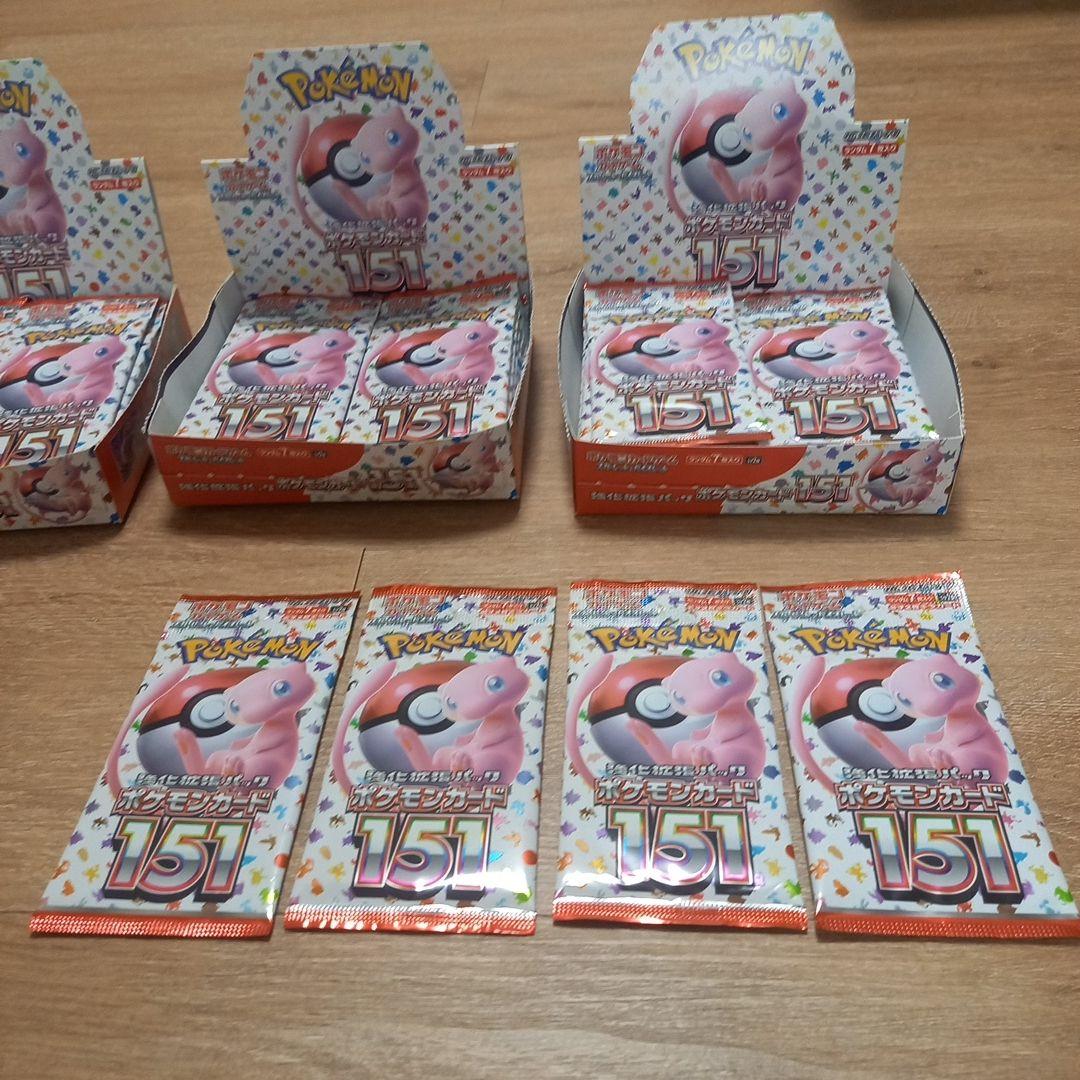 ポ*ン様 ポケモンカード151 3BOX+バラ24パック