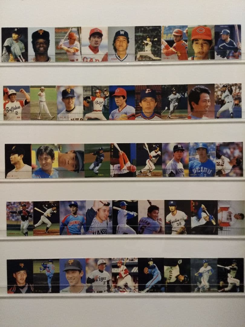 カルビー プロ野球 チップス カード 1986年