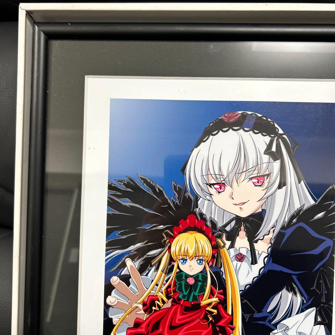 ローゼンメイデン トロイメント 「真紅、水銀燈」 プリントサイン入り 複製原画