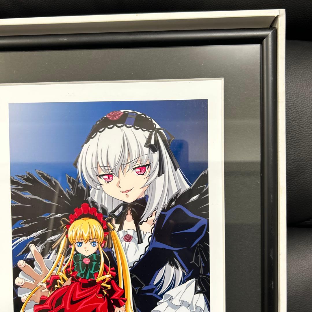 ローゼンメイデン トロイメント 「真紅、水銀燈」 プリントサイン入り 複製原画