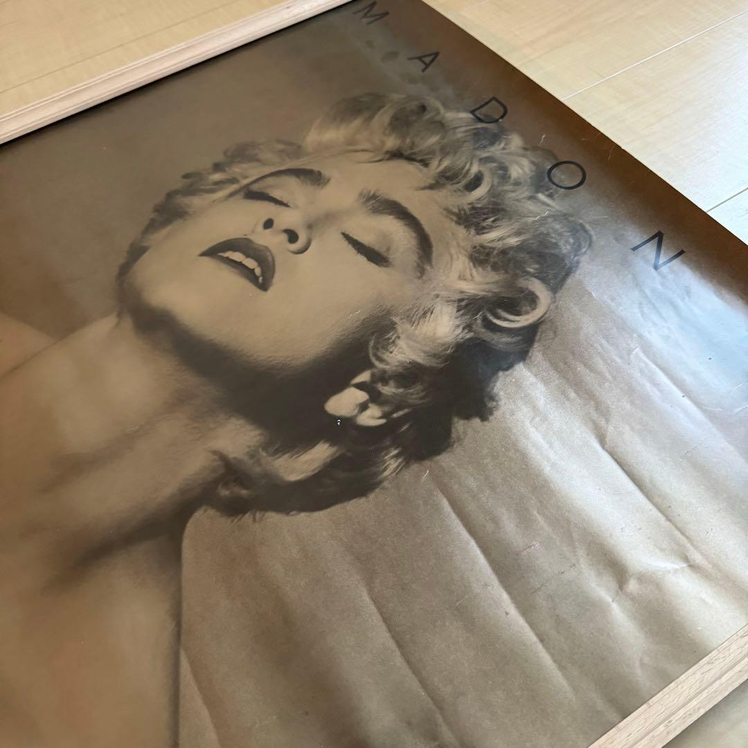 80s MADONNA ワールドツアー ポスター Bruce Weber 撮影