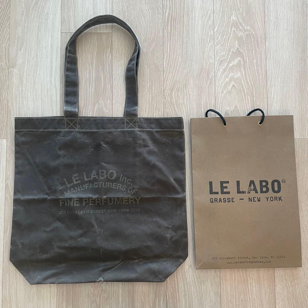 ルラボLE LABO ワックス加工キャンバス トートバッグ 男女兼用 - メルカリ