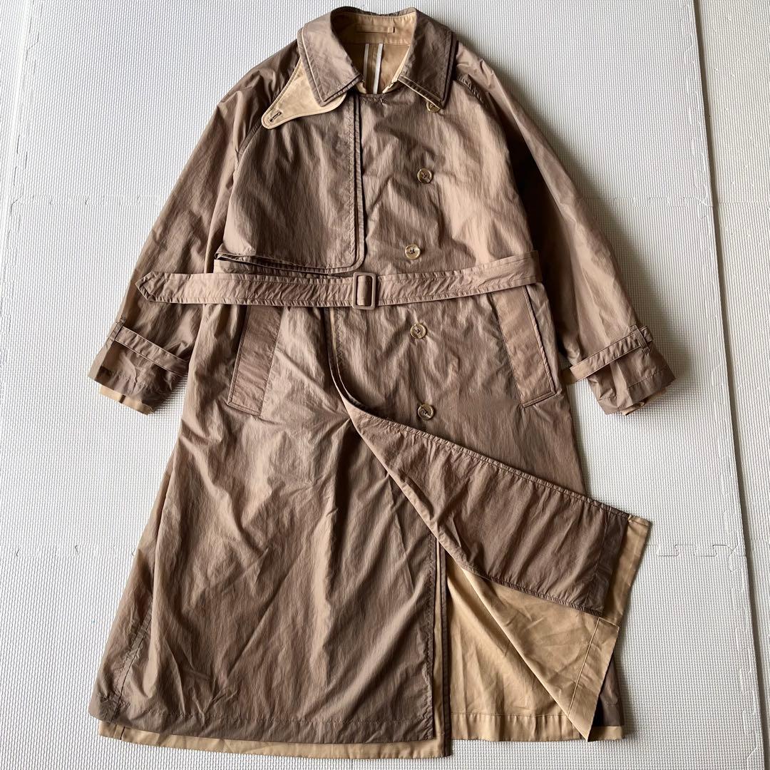 美品 YOKE NYLON COVERED TRENCH COAT ベージュ 2 美品 YOKE NYLON COVERED TRENCH COAT ベージュ 2 - メルカリ