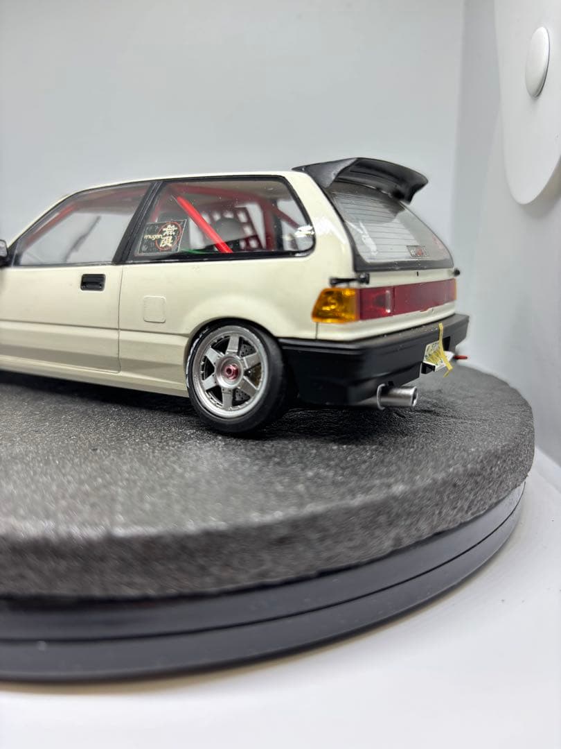 プラモデル完成品 BEEMAX アオシマ ホンダ シビック EF3 環状線仕様