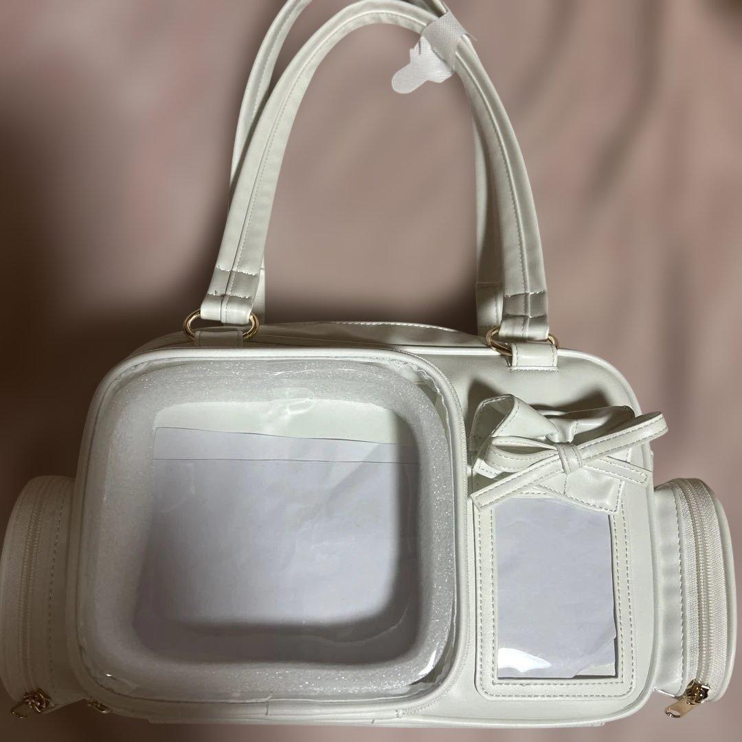 WEGO 2026痛バきらきらHAPPYパック ホワイト ぬいボストンバッグ