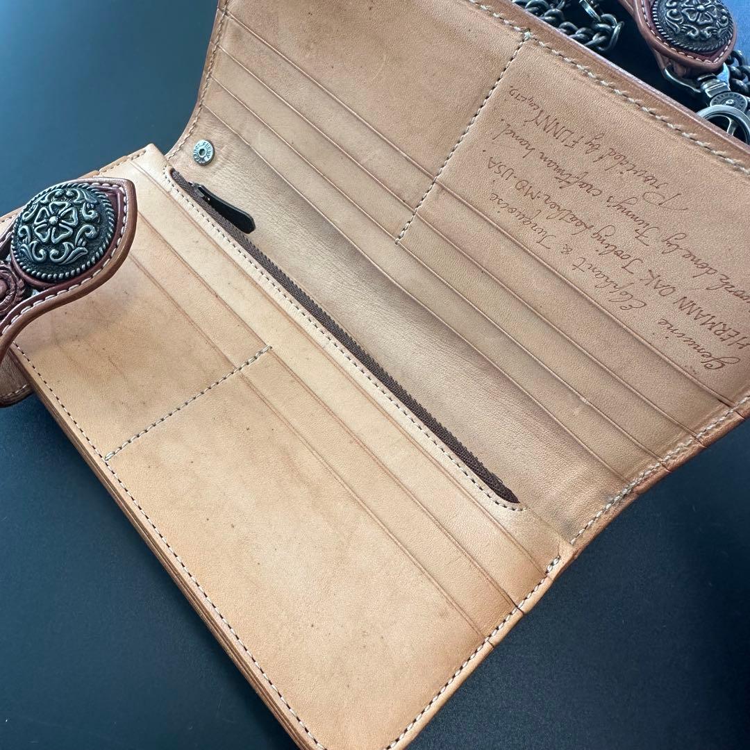 FUNNY 窪田クラフト ターコイズ カービングウォレット - メルカリ