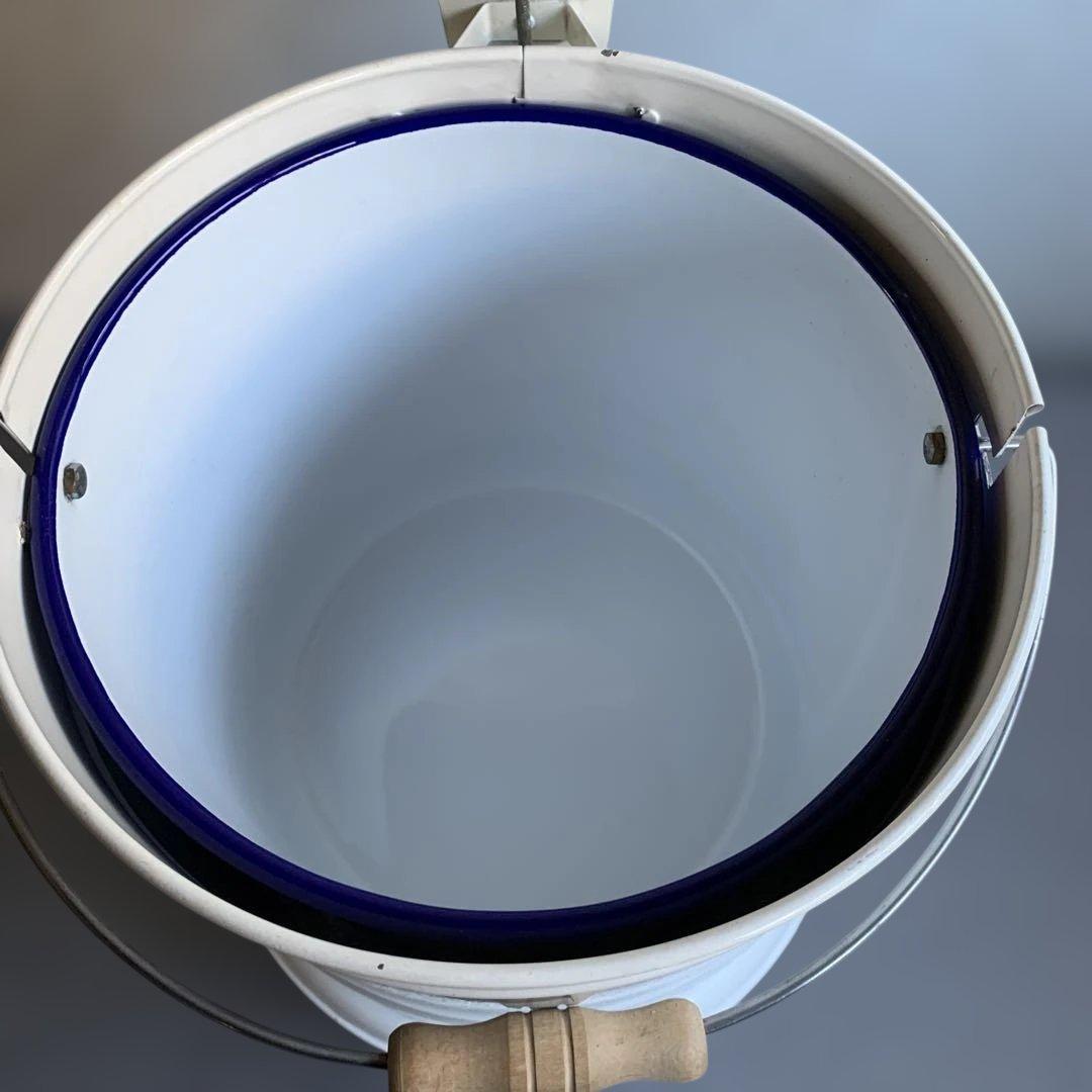 未使用】【レトロ】マツヨシ 足踏汚物投入器 ペダル式 ゴミ箱 汚物缶