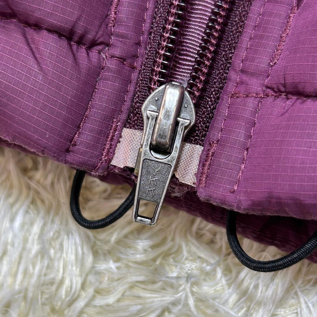 洗える】パタゴニア ダウンジャケット パープル S相当 グースダウン 肉