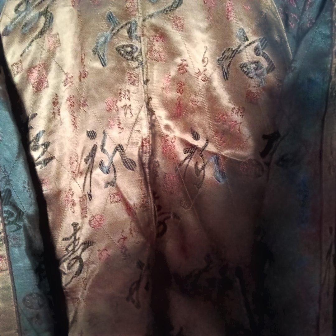 JAPANESE CLASSIC SCRIPT 蝶刺繍 スカジャン花旅楽団