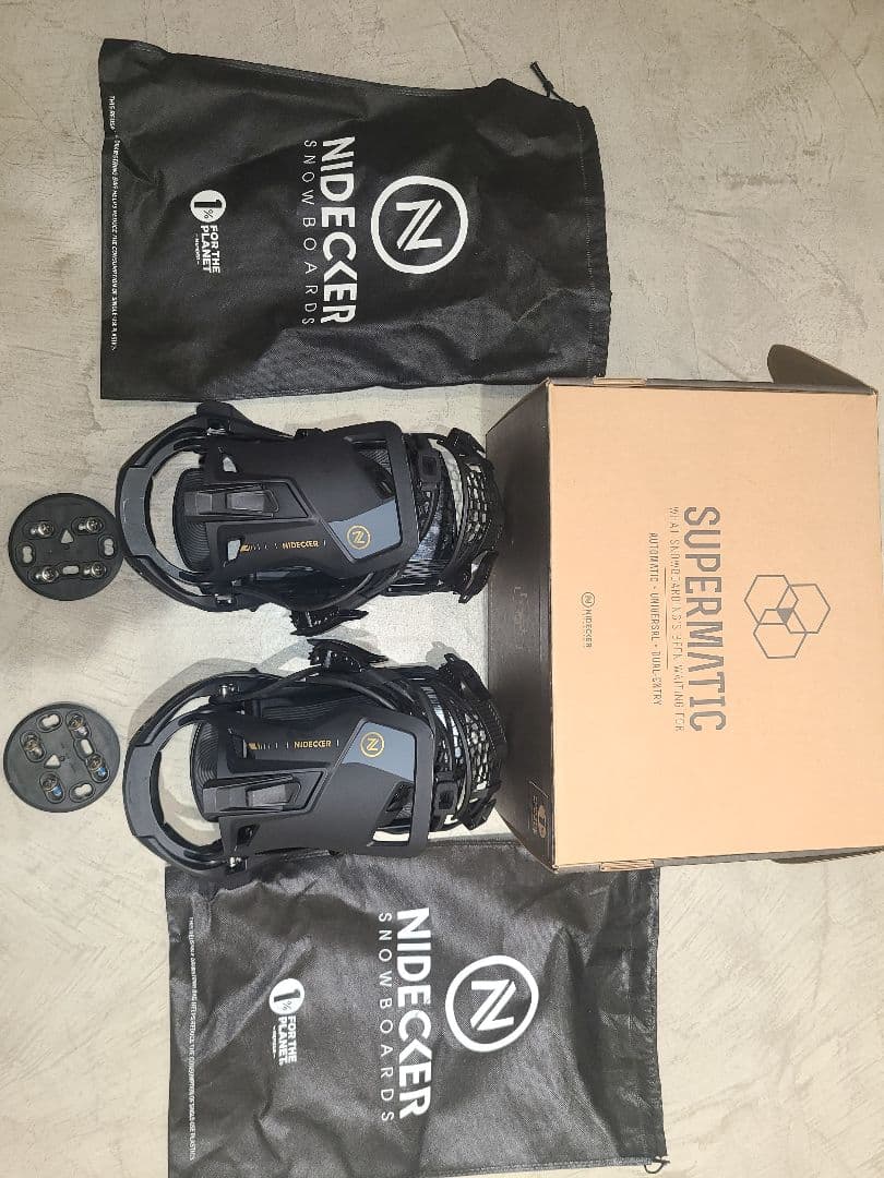 NIDECKER ナイデッカー L スーパーマティック23-24 美品 付属完備 NIDECKER（ナイデッカー） 25-26 NIDECKER LT-SUPERMATIC スーパー