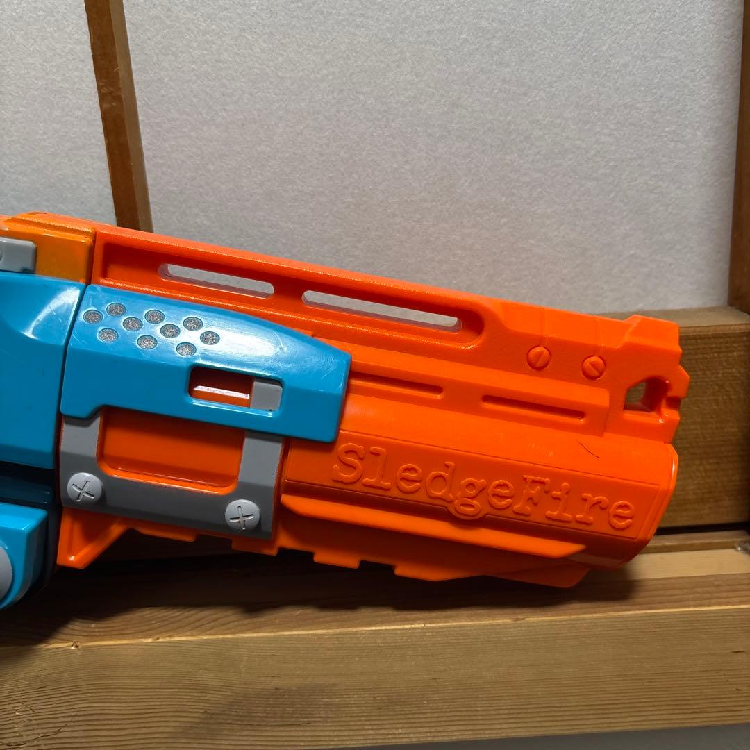 ナーフ ゾンビストライク スレッジファイア オレンジトリガー 最終