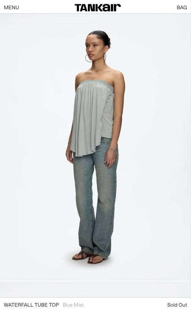 tankair WATERFALL TUBE TOP - メルカリ