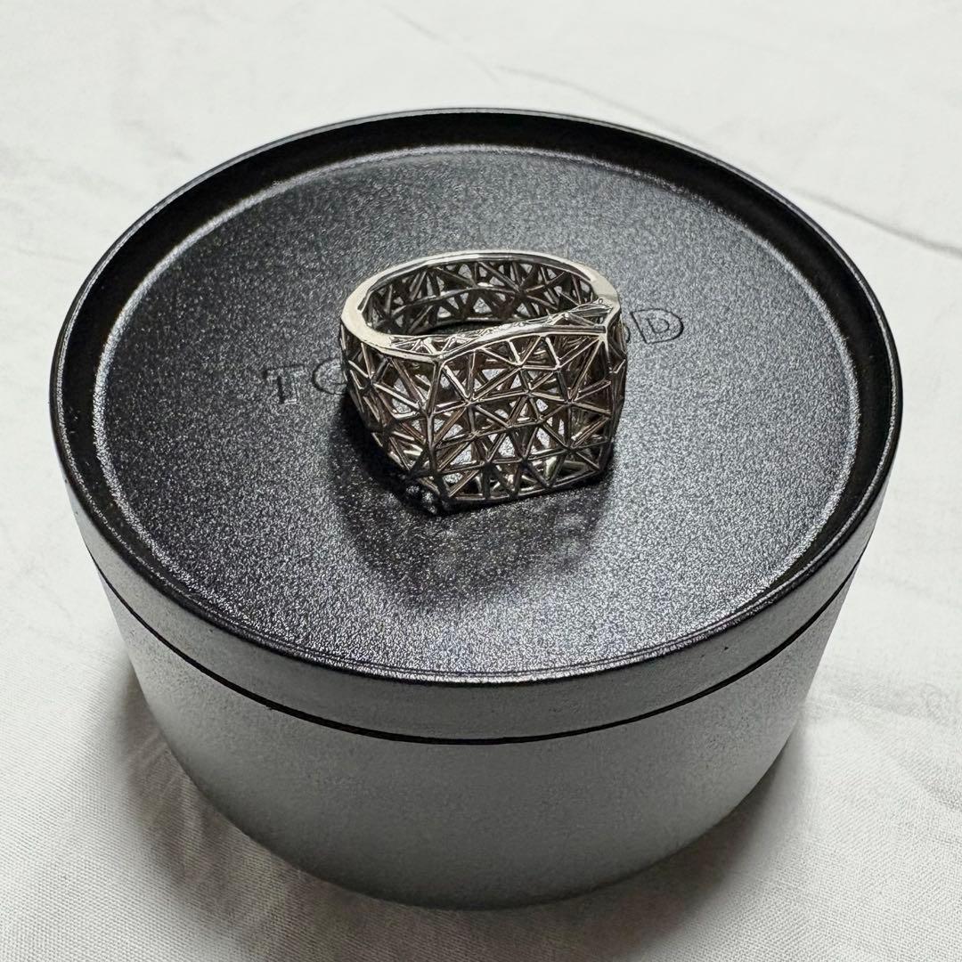 tom woodトムウッド メッシュ リング mesh ring 58 - メルカリ