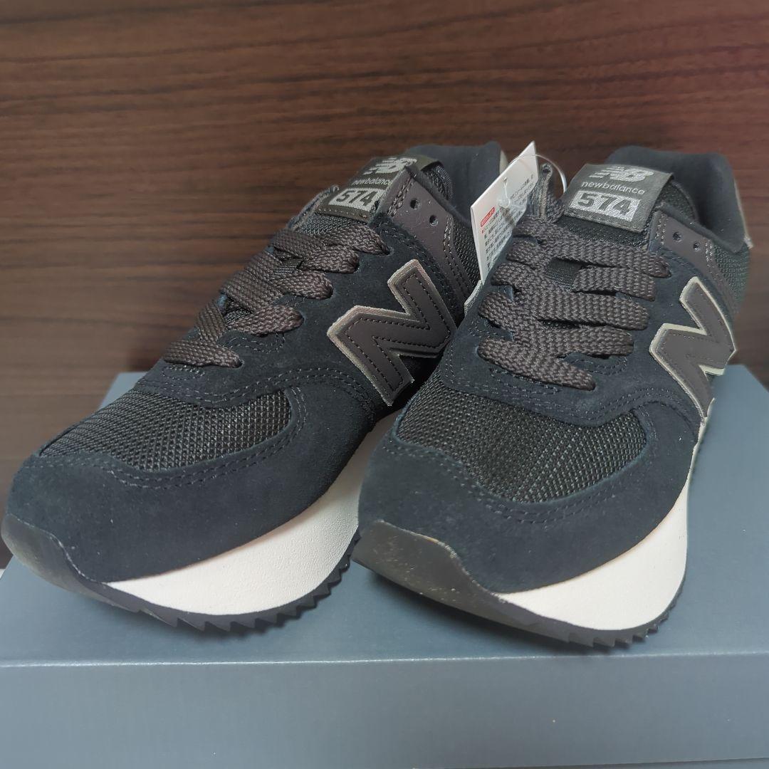 New Balance WL574ZNJB　ブラック スニーカー 23.5cm
