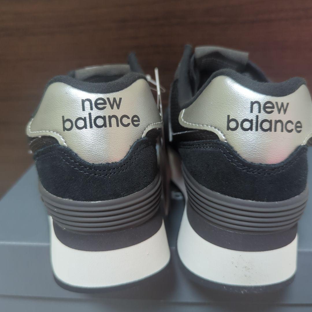 New Balance WL574ZNJB　ブラック スニーカー 23.5cm