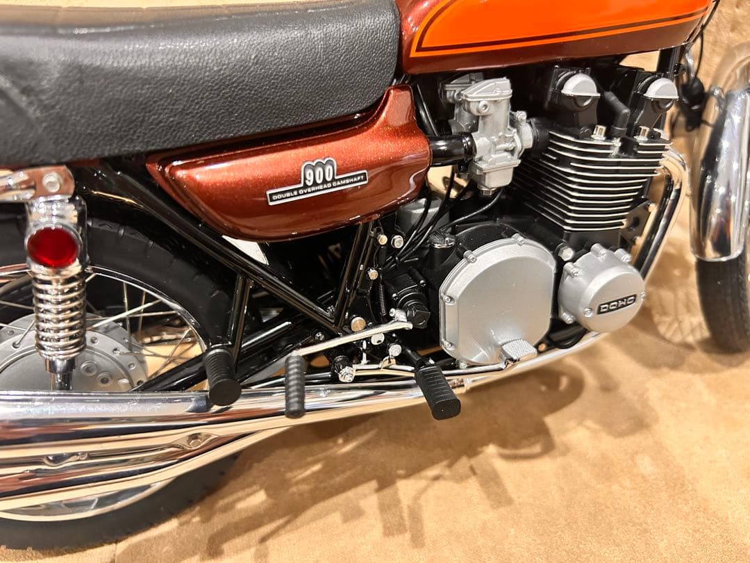 ミニチャンプ カワサキ Z1 火の玉 1/6 激レア ダイキャストバイク 旧車