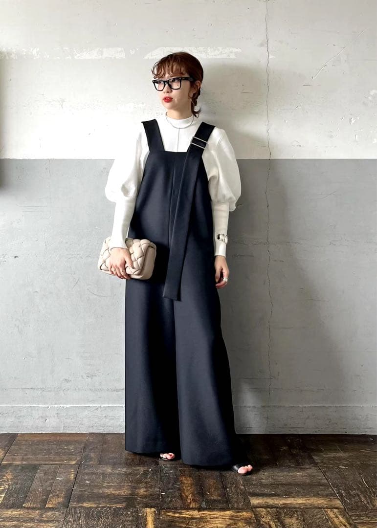 新品○アダムエロペ ベルテッドストラップロンパース ADAM ET ROPE'