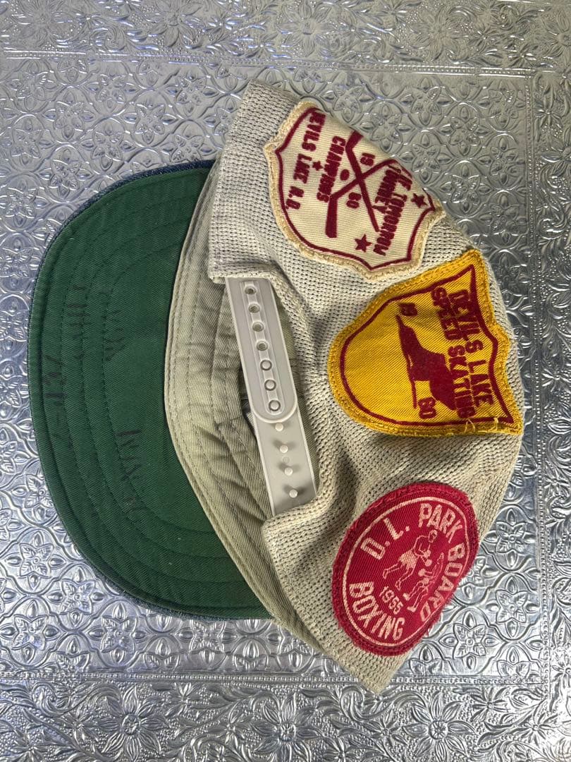 デニム&ダンガリー ワッペン パッチ デニムメッシュキャップ サイズ56