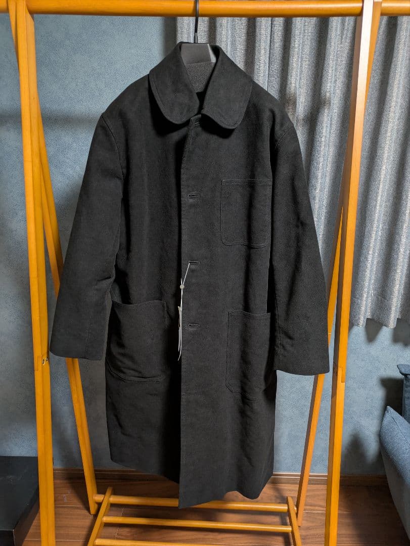 COMOLI 25awモールスキンミリタリーコートsize2新品 staff style 