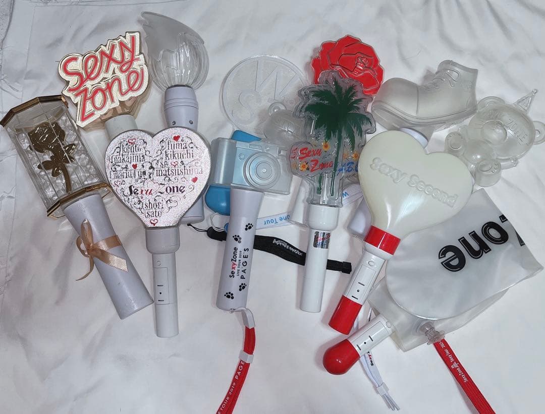 SexyZone 歴代 ペンライト まとめ売り セクゾ SexyZone セクゾ 歴代 ペンライト 13本セット A｜Yahoo!フリマ（旧