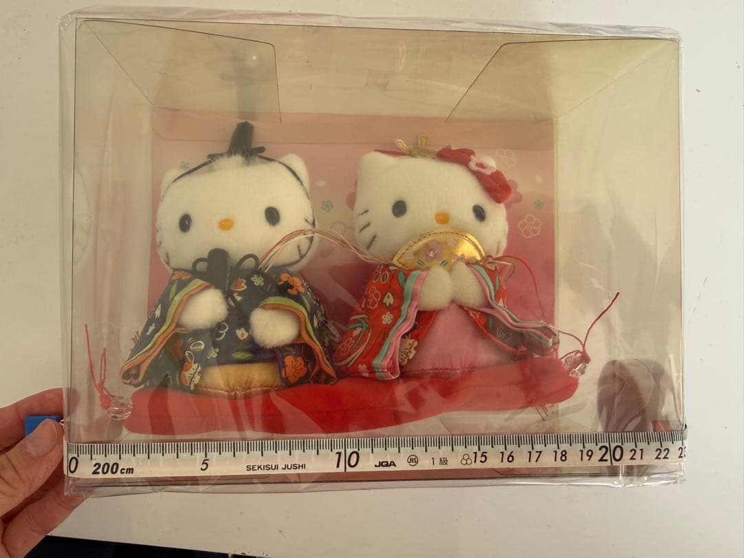 【新品箱入り】キティ ダニエル ぬいぐるみ ウェディング 雛人形